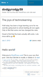 Mobile Screenshot of dodgyrodgy59.wordpress.com