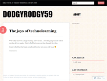 Tablet Screenshot of dodgyrodgy59.wordpress.com