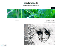 Tablet Screenshot of modamodello.wordpress.com