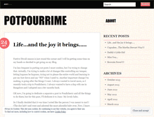 Tablet Screenshot of potpourrime.wordpress.com