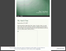 Tablet Screenshot of heyiamsteve.wordpress.com