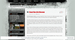 Desktop Screenshot of hanoiairporttransfer.wordpress.com