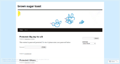 Desktop Screenshot of brownsugartoast.wordpress.com