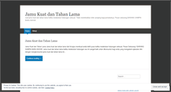 Desktop Screenshot of jamukuatdantahanlama7.wordpress.com