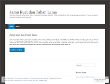 Tablet Screenshot of jamukuatdantahanlama7.wordpress.com