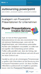 Mobile Screenshot of outsourcingpowerpoint.wordpress.com