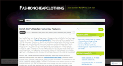 Desktop Screenshot of fashioncheapclothing.wordpress.com