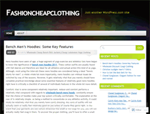 Tablet Screenshot of fashioncheapclothing.wordpress.com