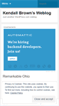 Mobile Screenshot of brownk26.wordpress.com