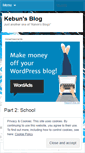 Mobile Screenshot of kebunsc.wordpress.com