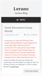 Mobile Screenshot of lerano.wordpress.com