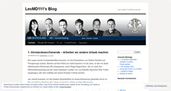 Desktop Screenshot of leomd111.wordpress.com
