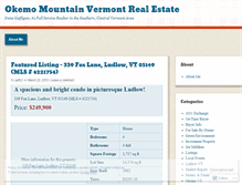 Tablet Screenshot of okemomountainvermont.wordpress.com