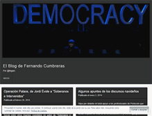 Tablet Screenshot of fernandocumbreras.wordpress.com
