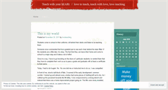 Desktop Screenshot of loveteaching.wordpress.com