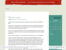 Tablet Screenshot of loveteaching.wordpress.com