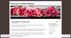 Desktop Screenshot of planningyourperfectwedding.wordpress.com