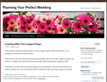 Tablet Screenshot of planningyourperfectwedding.wordpress.com