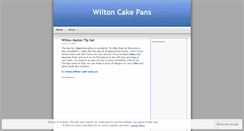 Desktop Screenshot of discountwiltoncakepan.wordpress.com