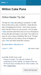 Mobile Screenshot of discountwiltoncakepan.wordpress.com