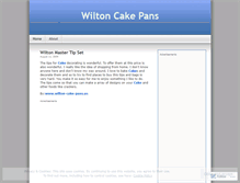 Tablet Screenshot of discountwiltoncakepan.wordpress.com