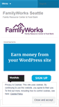 Mobile Screenshot of familyworksseattle.wordpress.com