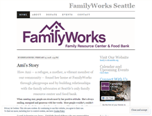 Tablet Screenshot of familyworksseattle.wordpress.com