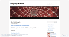 Desktop Screenshot of languamedia2011.wordpress.com