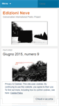 Mobile Screenshot of edizionineve.wordpress.com