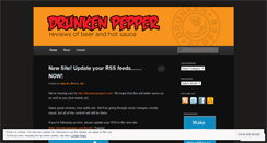 Desktop Screenshot of drunkenpepper.wordpress.com