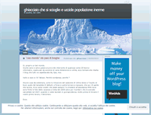 Tablet Screenshot of ghiacciaio.wordpress.com