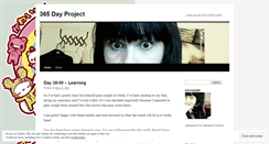 Desktop Screenshot of my365dayproject.wordpress.com