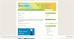 Desktop Screenshot of melissablue13.wordpress.com