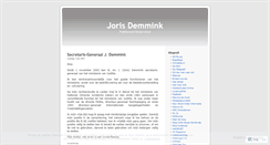 Desktop Screenshot of jorisdemmink.wordpress.com