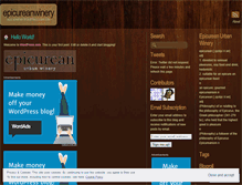 Tablet Screenshot of epicureanwinery.wordpress.com