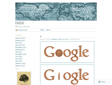 Tablet Screenshot of dhdi.wordpress.com