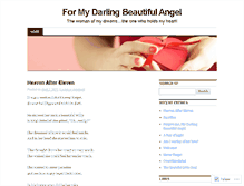 Tablet Screenshot of 1001angels4me.wordpress.com