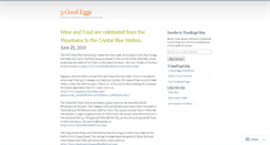 Desktop Screenshot of 3goodeggs.wordpress.com