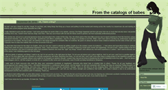 Desktop Screenshot of catalogsofbabes.wordpress.com