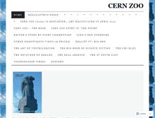 Tablet Screenshot of cernzoo.wordpress.com