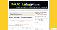 Desktop Screenshot of boraksakan.wordpress.com