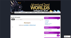 Desktop Screenshot of darknessaqworlds.wordpress.com