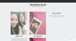 Desktop Screenshot of deleora.wordpress.com