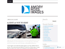 Tablet Screenshot of amoryross.wordpress.com