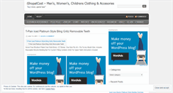 Desktop Screenshot of ishopatcost.wordpress.com