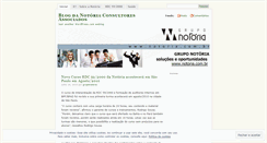 Desktop Screenshot of notoriaconsultoria.wordpress.com