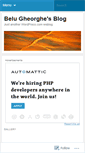 Mobile Screenshot of belugheorghe.wordpress.com