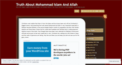 Desktop Screenshot of mohammadislamandallah.wordpress.com