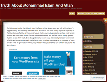 Tablet Screenshot of mohammadislamandallah.wordpress.com