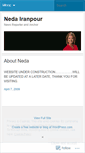Mobile Screenshot of nedairanpour.wordpress.com